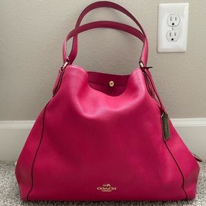 Good condition Hot pink coach bag